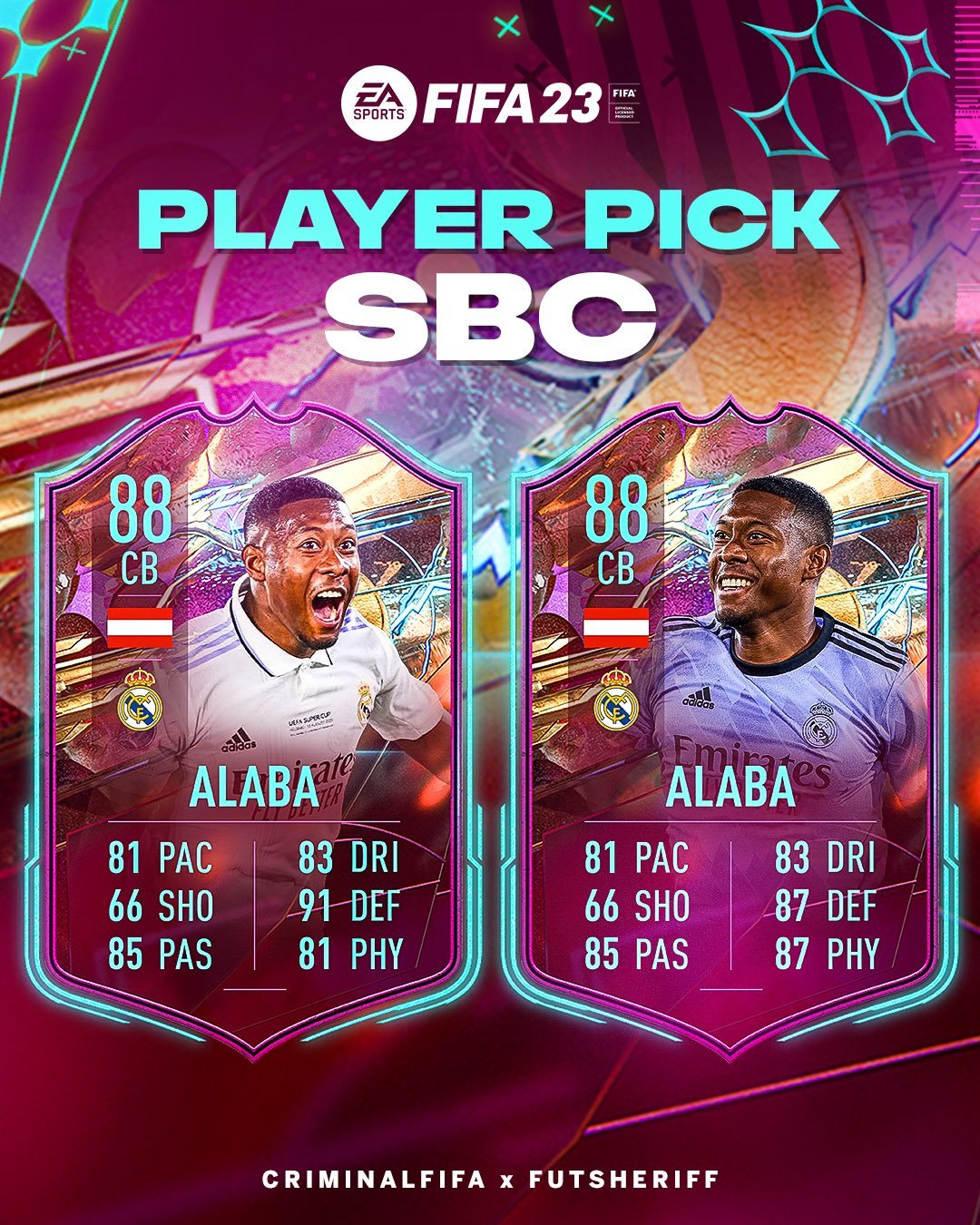 FUT Sheriff - 💥Alaba 🇦🇹 is coming as RTTF ✅️ Stats are