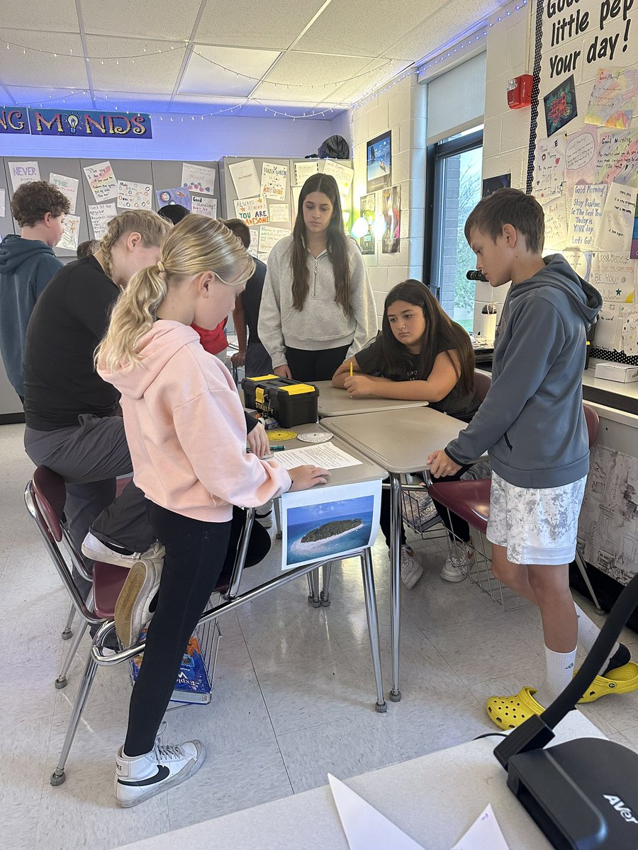 MillenniumMS's tweet photo. Mrs. Krupkin set up a breakout box challenge for her 7th grade social studies classes this week! Her students did an amazing job applying their content knowledge and problem solving skills.

Fun fact: TODAY is Mrs. Krupkin's birthday!  Happy birthday, @akrupkinMMS ! https://t.co/LMAoPe6bAn