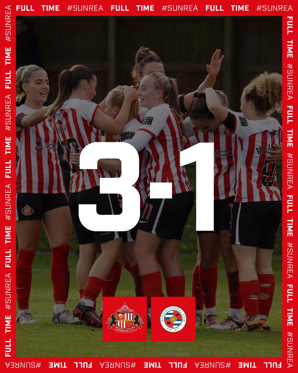 SAFCWomen's tweet photo. SENSATIONAL TEAM PERFORMANCE! 🌟🌟🌟

#SAFCWomen | #SUNREA https://t.co/zD4nqE5l0b