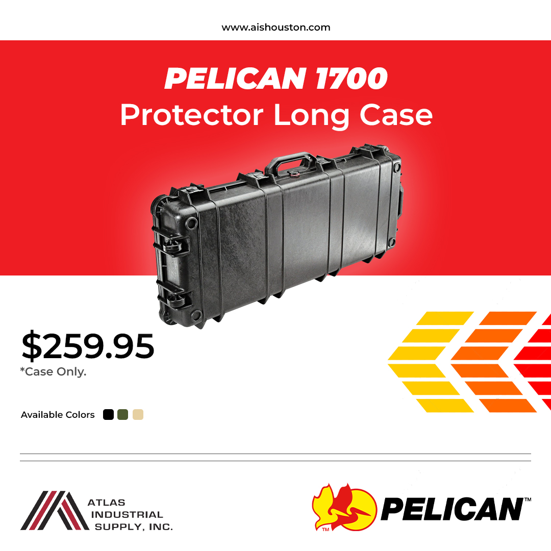 AISHOUSTON's tweet image. Elevate your gear&apos;s safety with the Pelican 1700 Long Case! 🌟🧳 Unmatched durability for your extended equipment. Secure it now and gear up for success! 

Find this product on our website ➡️
aishouston.com/products/1700-… 

Contact Us!
📞 +1 281-591-2211

#GearProtection #Pelican ...