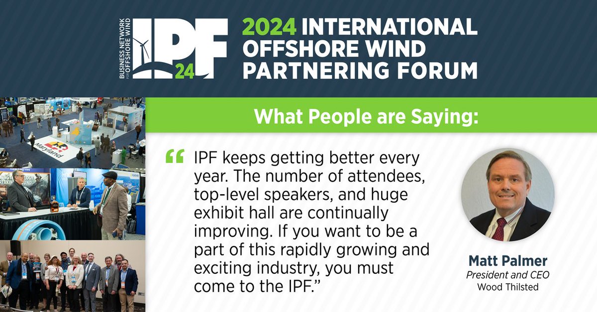 2024 IPF will be the best one yet! We are busy planning education, programming, networking events and an exhibit hall that will benefit your entire team. Don't miss out, book your hotel now and save the date -- registration opens October 30! bit.ly/3tnkaeE
