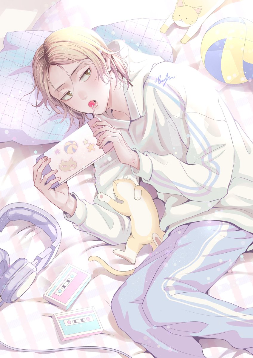 #孤爪研磨生誕祭2023 
#孤爪研磨誕生祭2023
🐱켄마 생일 축하해❤️

협력한 그림 올려봅니다!