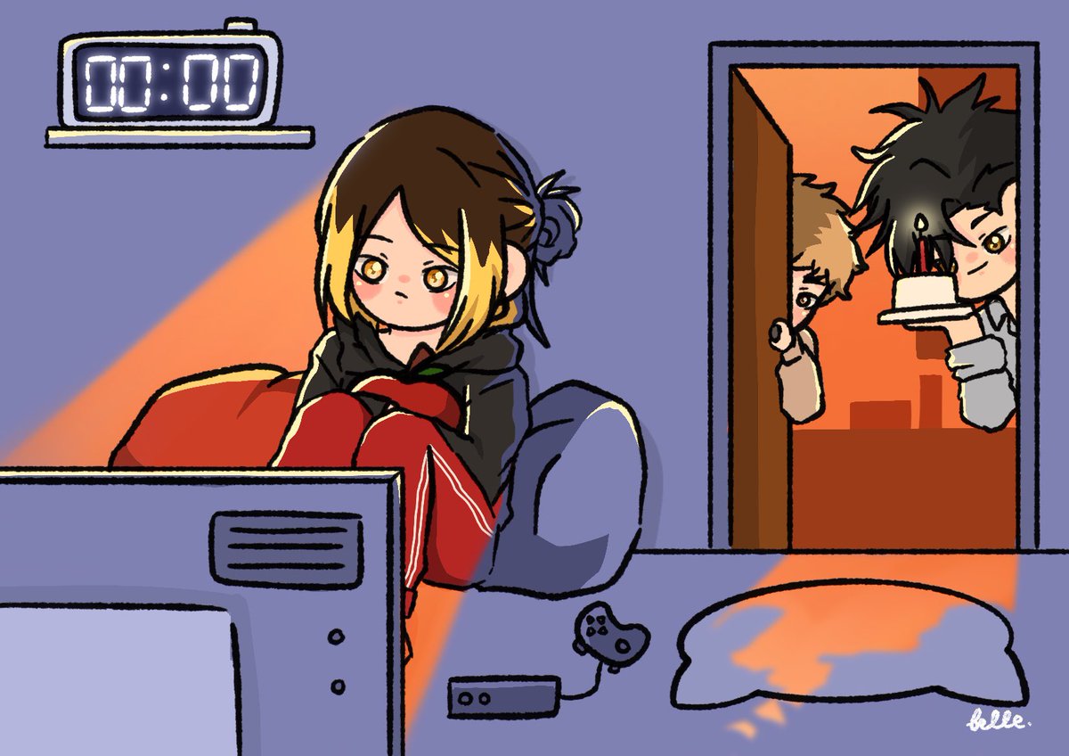 Surprise! Happy birthday🎂🎉

#孤爪研磨生誕祭2023
#孤爪研磨誕生祭2023