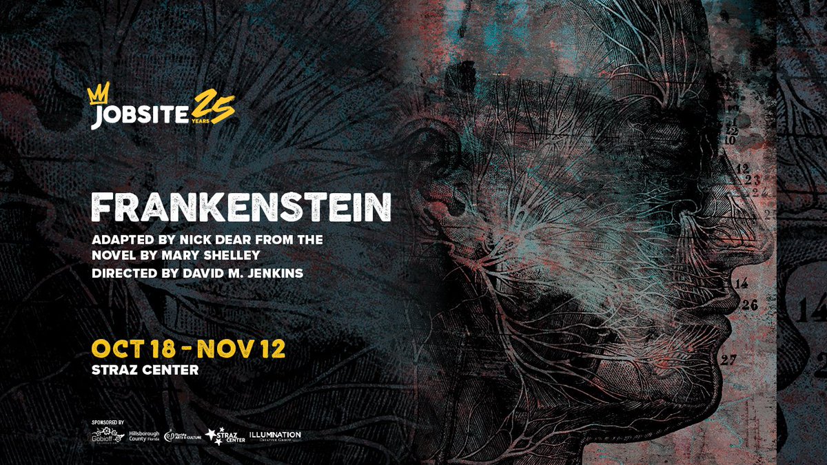 jobsitetheater's tweet photo. Tickets to the Wed, Oct. 25, 7:30 performance of FRANKENSTEIN are $35 https://t.co/phISAlAyBB
#Frankenstein #Halloween #NickDear #MaryShelley #SpookySeason #Tampa #TampaBay #UnlockTampaBay #DowntownTampa #TampaHeights #SeminoleHeights #YborCity #StPetersburg #StPete #JobsiteRocks https://t.co/GzBvAItLTM