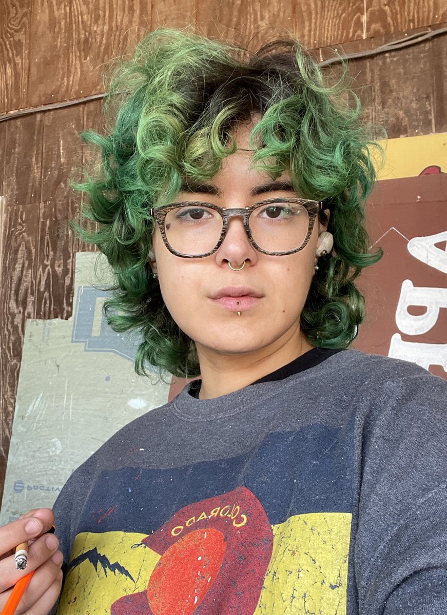 i’m sick but my hair still goes hard