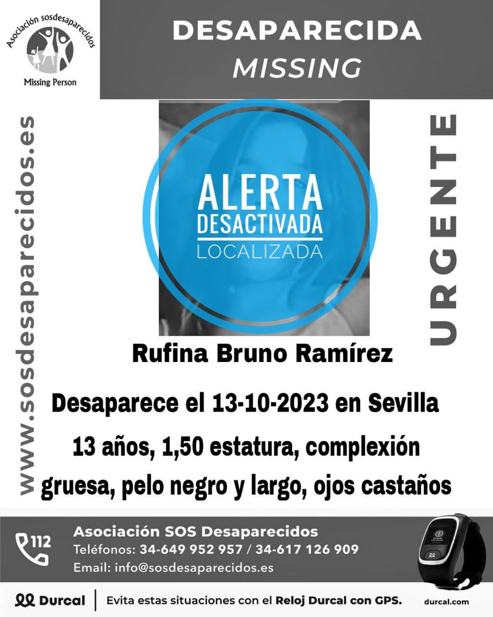 Sueldodenervion's tweet photo. 🚨 Buenas noticias, Rufina Bruno ya ha aparecido hace una hora, ya solo queda Alvaro Prieto y Noelia Giménez. Vamos a encontrarlos con vida y vamos a seguir difundiendo. https://t.co/Lrhh6h0m5V