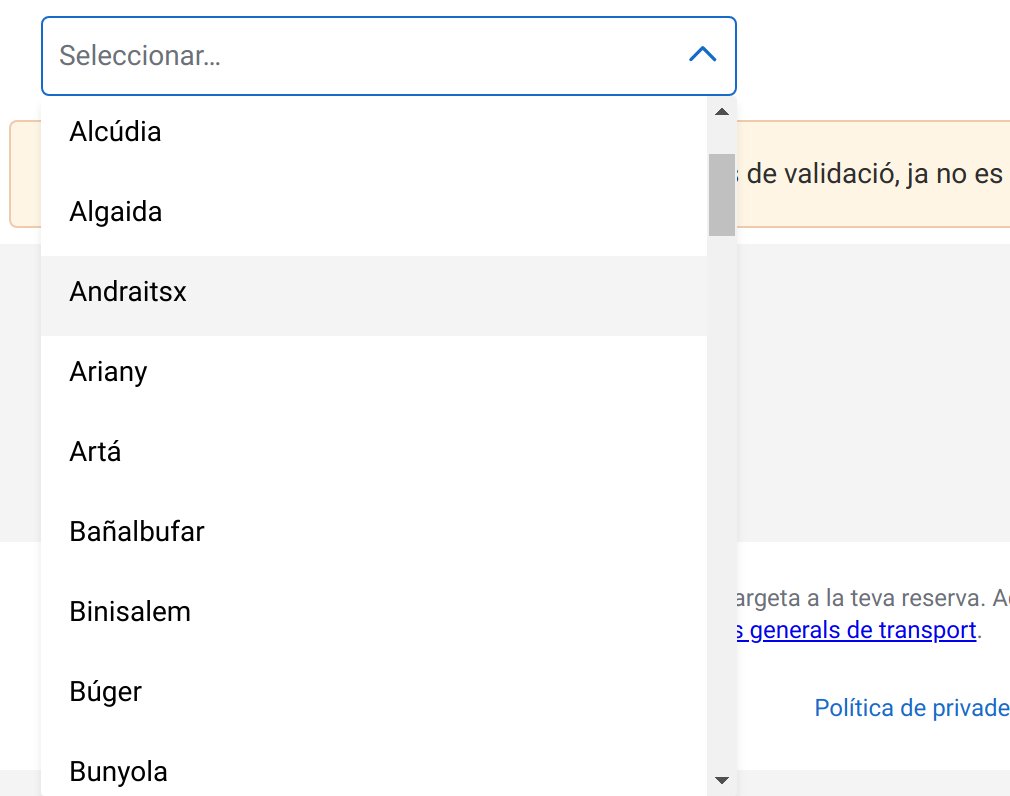lequim's tweet photo. Espectacular com han escrit el nom d'alguns municipis de les Illes Balears al web de @Ryanair. I això només és una mostra. https://t.co/39hrx9QkV1