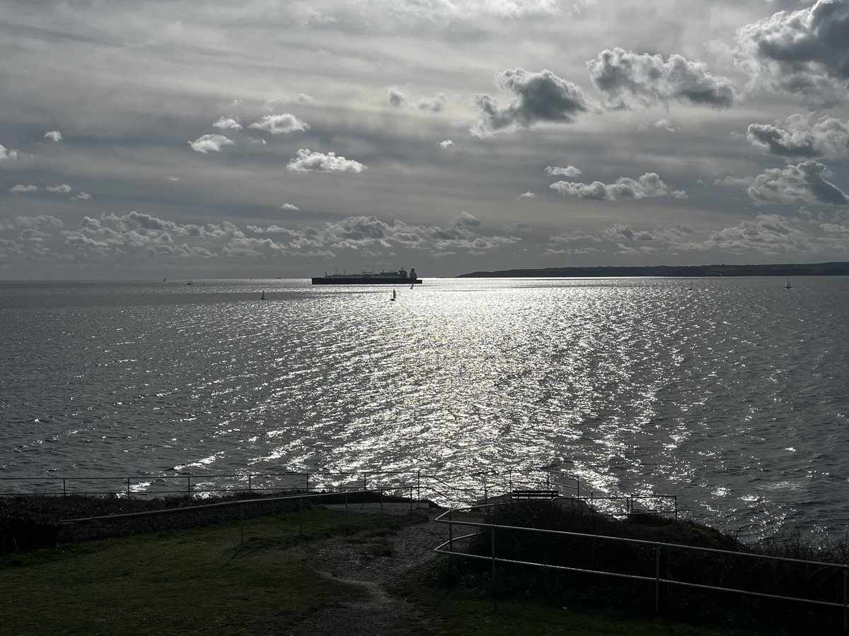 Falmouth Bay this afternoon #cornwall