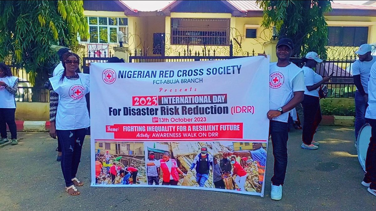 IBsVolunteerExp's tweet photo. I joined the rest of the world to celebrate the International Day for Disaster Risk Reduction with the theme: Fighting Inequality for a Resilient Future on 13 October 2023.
Thank you @nrcs_Fct
for the opportunity
#DRRDay
#DisasterRiskReduction
#IBsVolunteerExp
#IDRR https://t.co/21MjH2riuZ