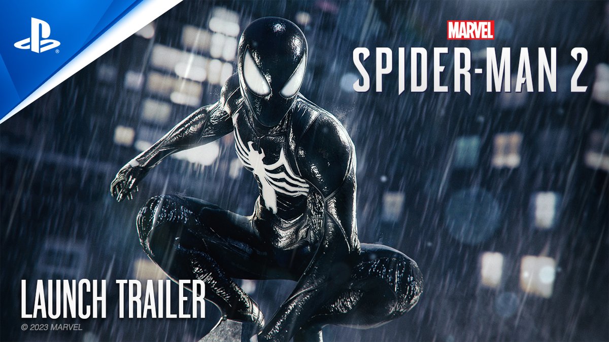 Insomniac Games on X: Enjoy our Launch Trailer for Marvel's Spider-Man 2!  In 5 days, you'll experience an action-packed and unforgettable story  through our expanded Marvel's New York! #BeGreaterTogether #SpiderMan2PS5  Pre-order now