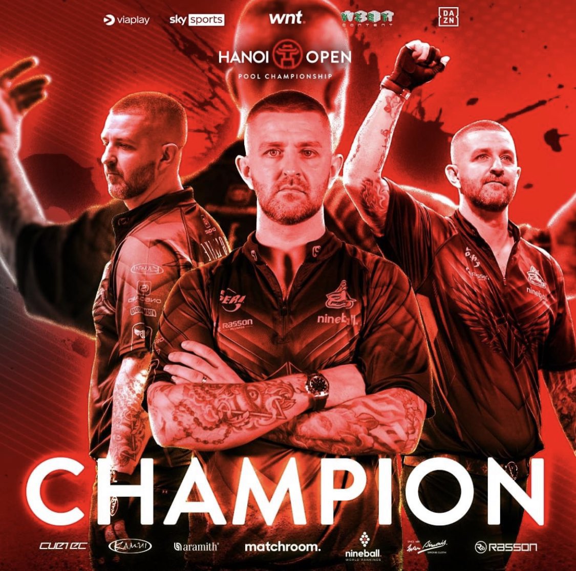 bhtqJBW5kK91900's tweet image. ショウ優勝か！
さすが！
#HanoiOpenPool 
#jaysonshaw