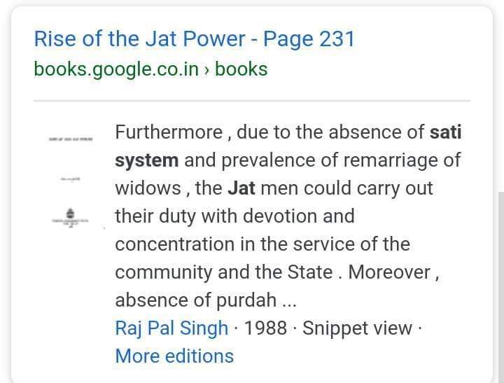 JAT_SAMAAJ's tweet photo. जाटों में औरते सती नहीं होती थी। ज्यादातर उनकी दूसरी शादी देवर से की जाती थी। कभी कभी देवर विधवा औरत से 15 साल छोटा भी होता था। लेकिन उसको जिम्मेदारी लेनी पड़ती थी। 

क्योंकि और जाति जो विधवा विवाह नहीं करती थी उनमें विधवा औरत के अवैध संबंध के काफी किस्से आते थे।  जिससे बेज्जती के डर से उनमें सती प्रथा चालू हुई।

अब एक बात बताना किसी विधुर(जिसकी बीवी मर गयी हो) उसको उससे 15 साल छोटी बीवी की बहन से विवाह की प्रथा बना दी जाये तो आज मीडिया और फेमिनिस्ट रुक्के काटेंगी कि जाटों में औरतों को शादी के अधिकार नहीं मिलते। उनकी शादी जबरदस्ती विधुर जीजा से की जाती है!  

वही समान चीज जाटों में लड़कों के साथ होती थी! तो मीडिया और फेमिनिस्ट और ये रुक्के क्यूँ नहीं काटती कि जाटों में आदमी को नहीं मिलते अधिकार उनकी शादी जबरदस्ती 15 साल बड़ी विधवा से की जाती है?

इसलिए नहीं काटती इनको समाज और फैमिली खत्म करनी है! इंसान को पूरी तरह इंडिविजुअल में तोड़ना है।ये नैरेटिव वो चलाते जिसमें औरतों को लगे कि उनके साथ ही गलत होता है। ये करवाता कोन है? कॉरपोरेट ?

आज कॉरपोरेट का ही राज है। वो फैमिली को समाज को खत्म करके इंडिविजुअल में तोड़ना चाहता है जिससे जीवन यापन करने के लिए इंडिविजुअल लेवल पर डिमांड बढ़े। हर इंडिविजुअल का अपना घर हो, सारे जीवन यापन करने के टूल्स हर आदमी अपने खरीदे। आदमी जितना अकेला होगा उतनी बोरियत होगी। उतना ही वो मार्केट से एंटरटेनमेंट के लिए उत्पाद खरीदेगा! 

कुल मिला के इससे कॉर्पोरेट फर्म्स के पास बड़ी मात्रा में पैसा आएगा।हर पार्टी को फंड करेंगे और उस पार्टी को कंट्रोल करके खुद के हिसाब नियम बनवाएंगे,फिल्मे,साहित्य,कला और देश कंट्रोल करेंगे।
#जाट_समाज