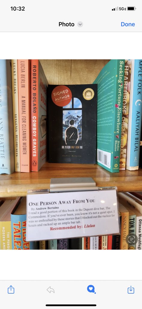 Really cool to be a staff pick @kramerbooks. The bookstore I visited first when I came to DC many years ago.