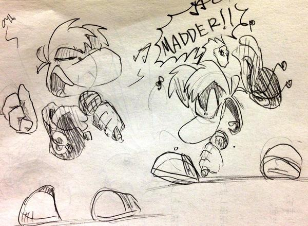 それなり昔に描いたレイマン落書き一部 (tumblerから引っ張り出し)