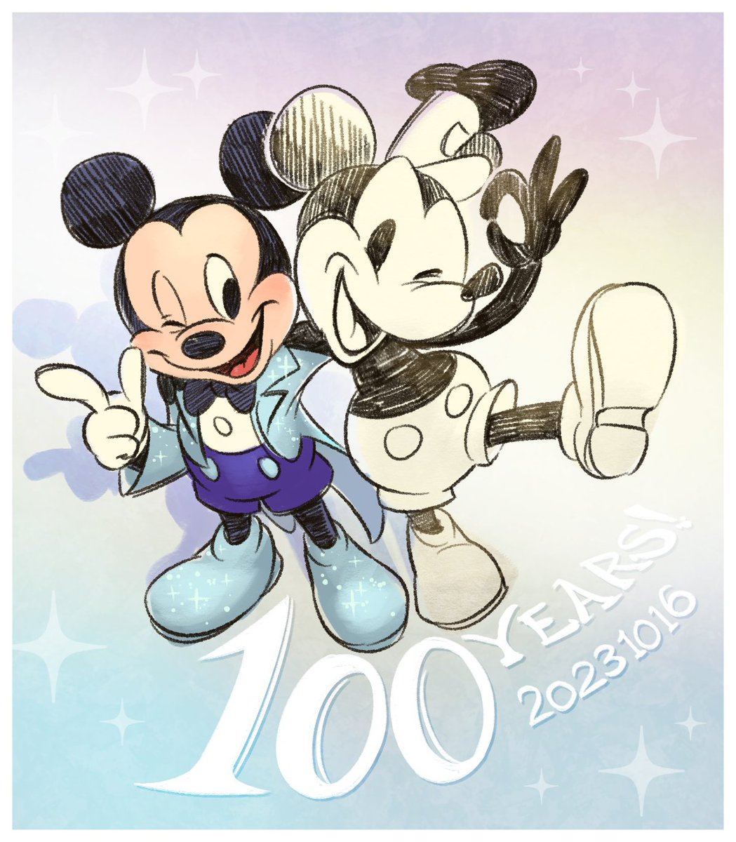 ningukt's tweet photo. ディズニー100周年！おめでとうありがとう！ミッキー！！ https://t.co/ve8HNIxMwo