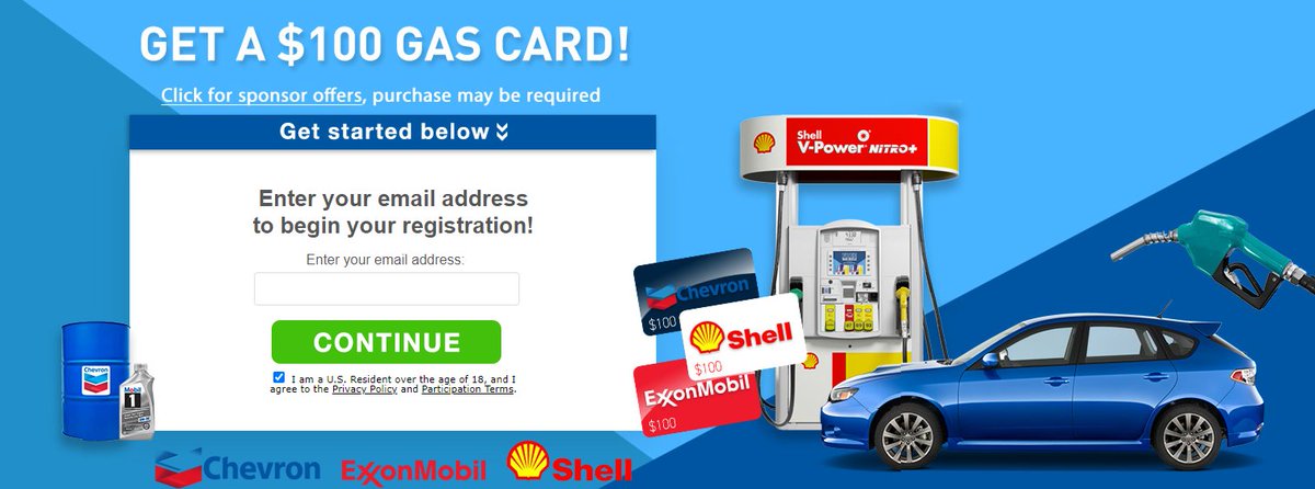 megaoffer99's tweet image. Get a $100 Gas Card
Follow these steps :
Get a Shot at a $100 Gas Card! Enter Your Information Right Away!
Claim Yours Right Now 

Check -&amp;gt;s.id/1VknZ

#$100_Gas_Card