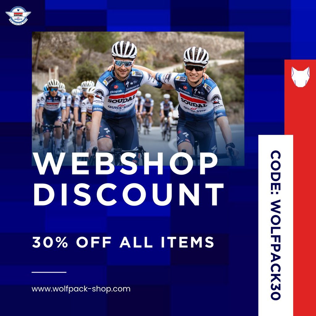 Big sale on our webshop, so don’t waste any more time and order now your favourite items! wolfpack-shop.com/en/