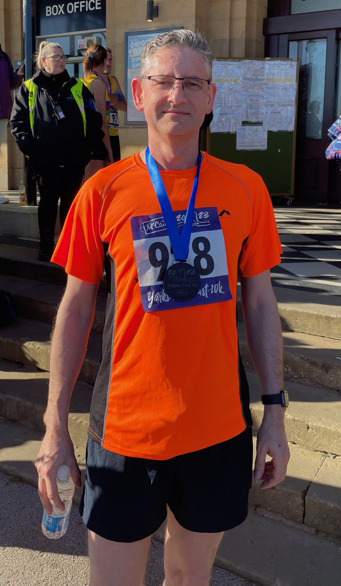EntangledStates's tweet photo. I wasn't sure if I'd be faster than 60 min at today's Yorkshire Coast 10k, so I was chuffed with the chip time of 56:11. https://t.co/AVtQQlymPG