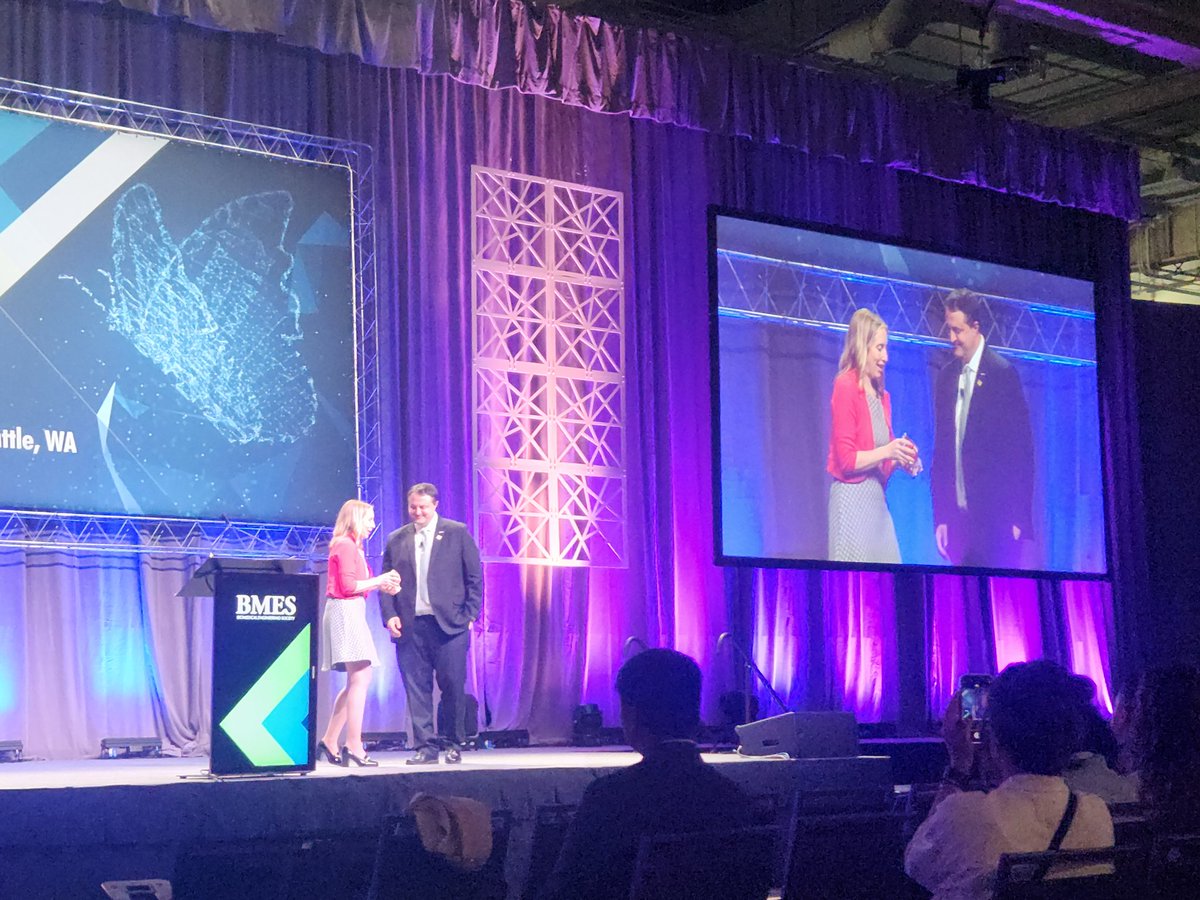 Wonderful wrap #BMES2023, @LabRaghavan Young Investigator Award remind us to be your true self and @AdamEnglerUCSD 'Mid-career' award told us to 'hug it up' and champion those around you. Absolutely love both messages. Looking forward to #BMES2024 @BMESociety