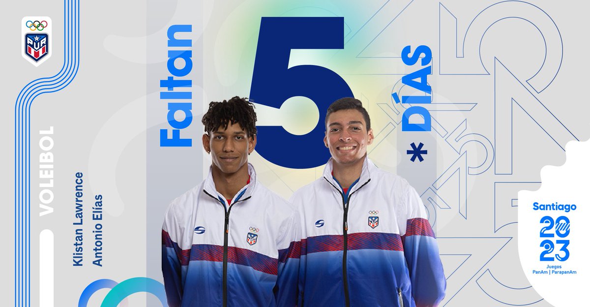 Comité Olímpico PUR (@comiteolimpico) on Twitter photo 🎉 A sólo 5️⃣ días de que inicien los Juegos Panamericanos <a href="/santiago2023/">Santiago 2023</a> 🇨🇱
Nuestro equipo de voleibol femenino irá a la cancha del Arena Parque O'Higgins del 21 al 26 de octubre, el masculino verá acción del 30 de octubre al 4 de noviembre.
¡Apoya a nuestras atletas en los 🎉 A sólo 5️⃣ días de que inicien los Juegos Panamericanos <a href="/santiago2023/">Santiago 2023</a> 🇨🇱
Nuestro equipo de voleibol femenino irá a la cancha del Arena Parque O'Higgins del 21 al 26 de octubre, el masculino verá acción del 30 de octubre al 4 de noviembre.
¡Apoya a nuestras atletas en los
