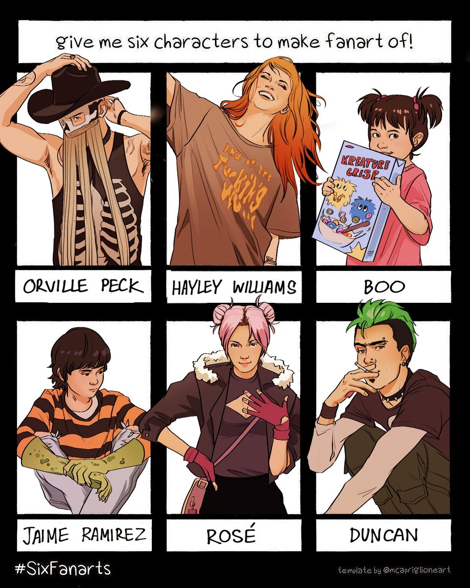 #SixFanarts Part 3
Personal favorite suggestions 