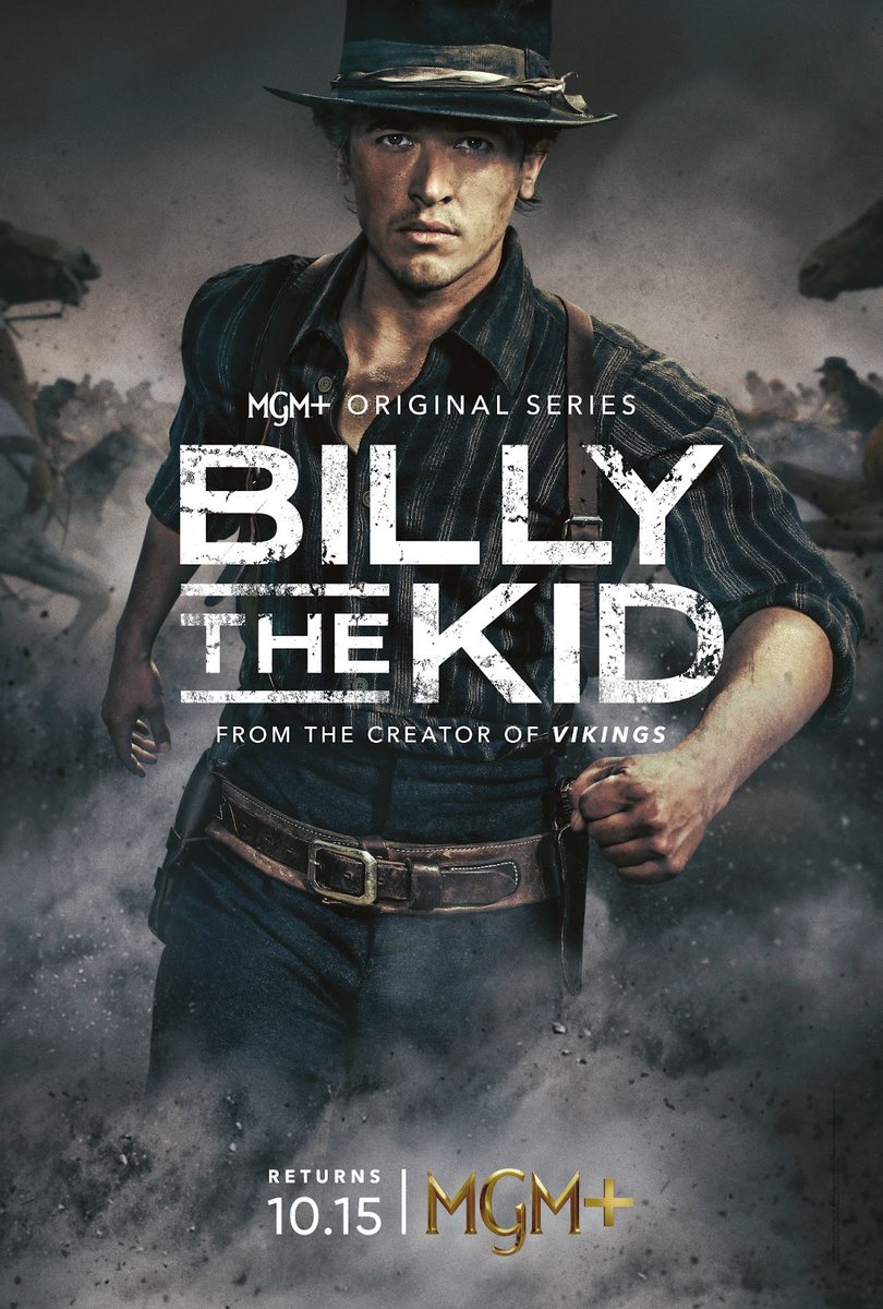🌟Watch tonight <a href="/mgmplus/">MGM+</a> 9pm Premiere Season 2 #BillyTheKid <a href="/BillyTheKidMGM/">Billy The Kid</a> Starring #TomBlyth #DanielWebber <a href="/eileenohiggins/">Eileen O'Higgins</a> #LinusRoache #NuriaVega <a href="/Vin_Walsh/">Vincent Walsh</a> @shaunmbenson #DavidCubitt #PepeJohnson <a href="/BrendanFletch1/">Brendan Fletcher</a> <a href="/zaksantiago/">Zak Santiago</a> @horatio_james About bit.ly/3sdf0hc