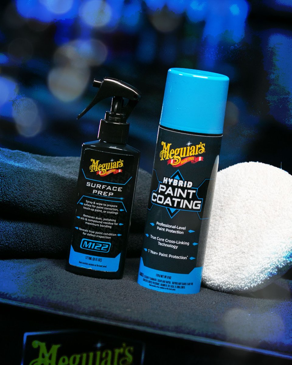 Meguiars's tweet image. Oh yeah, it's easy! ...And it protects for a year! 😲 👊
Meguiar’s Hybrid Paint Coating with TrueCure technology.

#paintcare #hybridpaintcoating #paintcoating #coating #meguiars #ReflectYourPassion