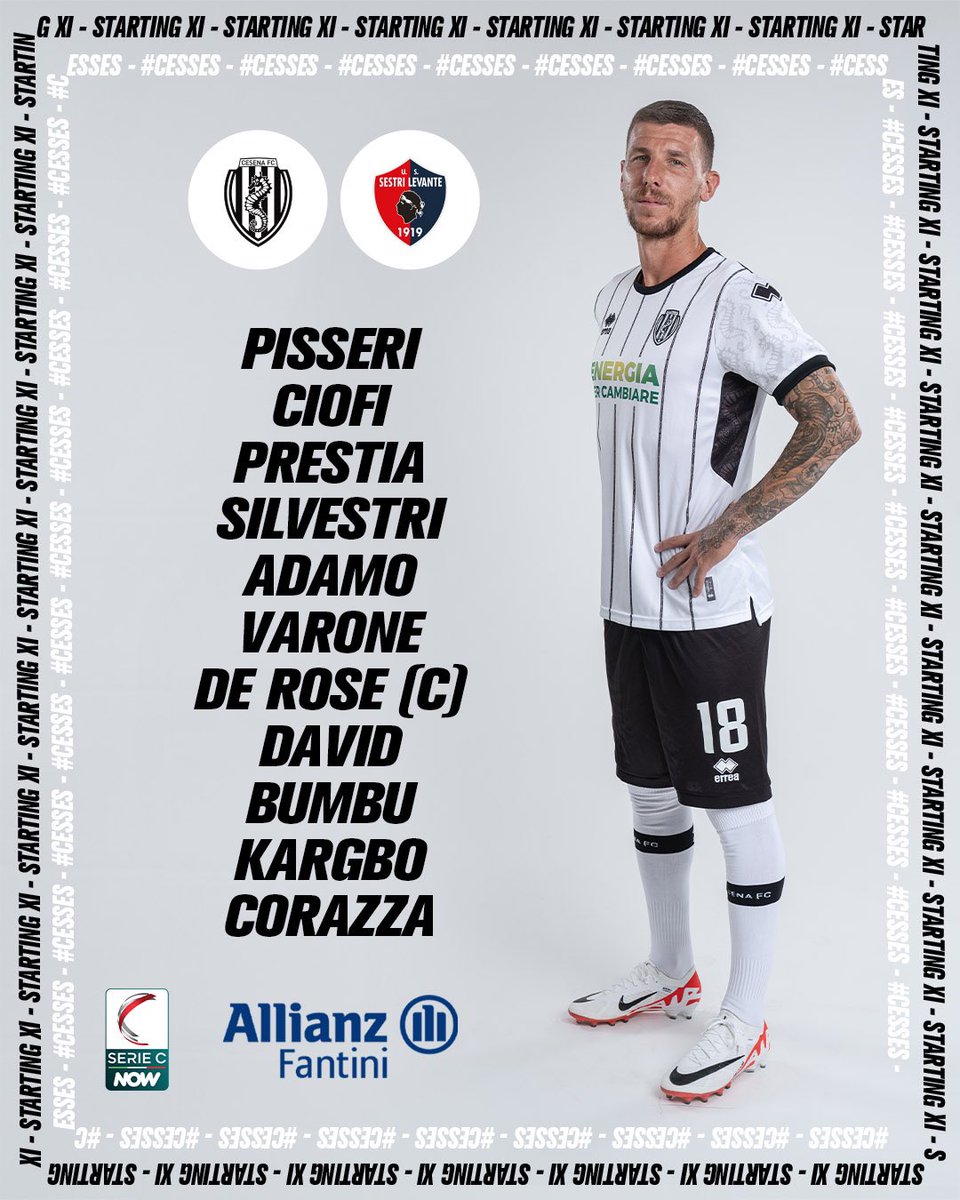 calciocesenafc's tweet photo. Un’ora a #CesSes⏳
Questi i nostri 1️⃣1️⃣👇🏼
Offerto da @AllianzFantini
#DAIBURDEL
Scarica l'app:
Apple -> https://t.co/ZQLDvvoKp2
Android -> https://t.co/43OBcPsJcr https://t.co/hFOJzMgzWj
