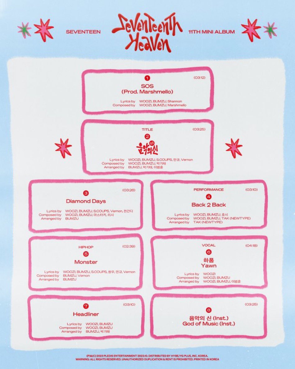 CineVerse24's tweet photo. The 11th mini album, #SEVENTEENTH_HEAVEN, by #SEVENTEEN features 8 tracks, with the title song being #GodOfMusic. The group is scheduled to make their comeback on October 23rd.

Show your Love, Hit the Like Button

#Cineverse24 https://t.co/husUN9UiDw