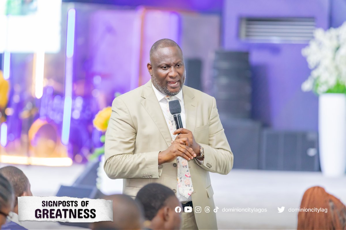 dominioncitylag's tweet photo. Today we learnt about the signpost of greatness. How many can you remember? Mention them in the comment section.

#DominionCity #DCLagosHq #OctoberSeries #DominionMandateSeries #SignpostsOfGreatness https://t.co/Wj9Iafsc9G