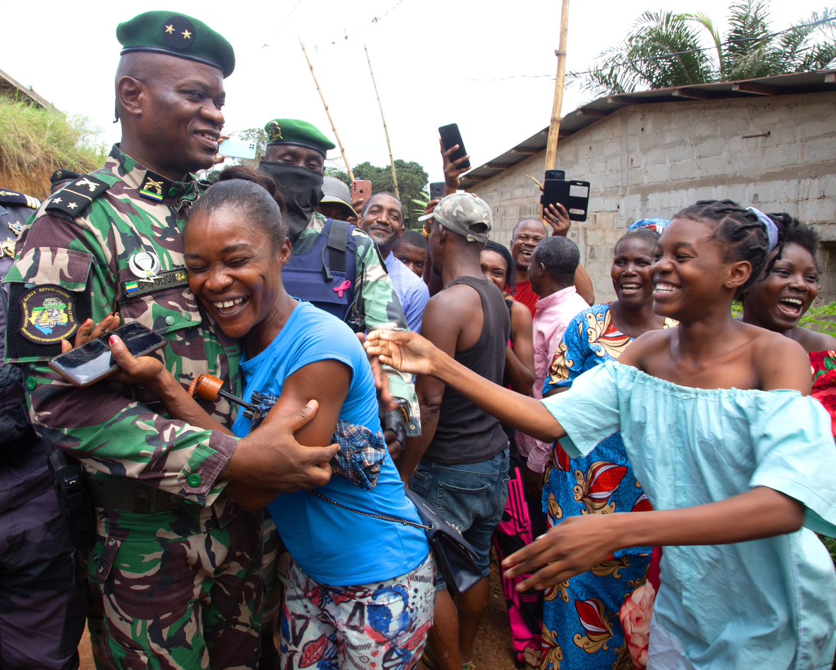 Brice Clotaire Oligui Nguema tweet media