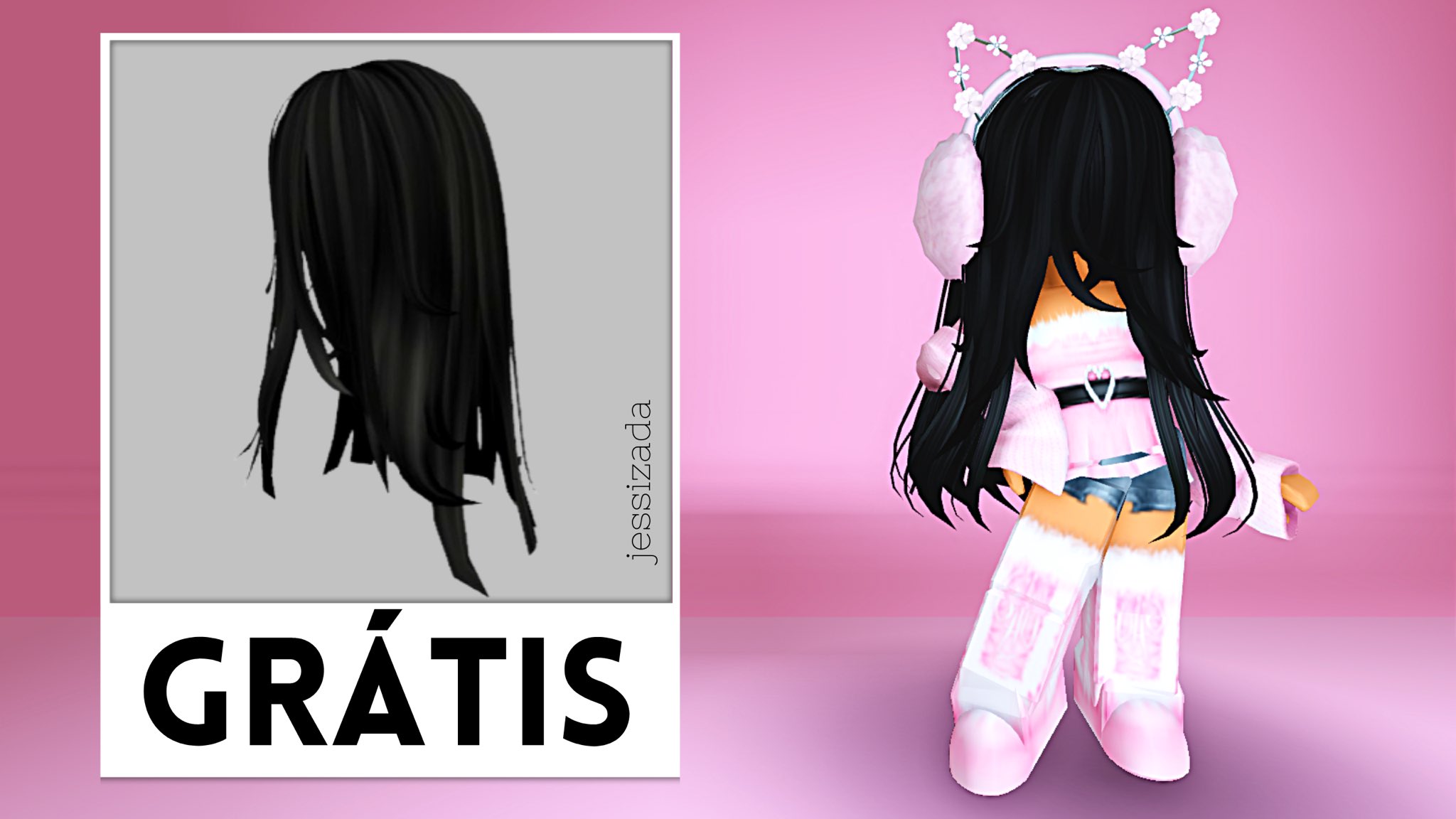 jessizada on X: 👾COMO PEGAR CABELO LIMITED GRÁTIS NO ROBLOX👾 🎀Link:   🎀Discord:  #roblox  #robloxugc #robloxugcgratis #robloxugcfree #robloxlimitedgratis   / X