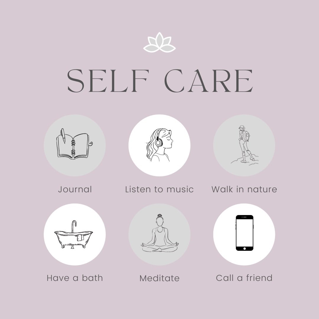 It’s self care Sunday! What will you be doing today to take care of yourself? These are just a few of the things I love to do. Happy Sunday everyone ❤️✨💫 #sunday #happysunday #selfcare #selfcaresunday #selfcareisntselfish #nature #music #journal #callafriend #meditate #bath
