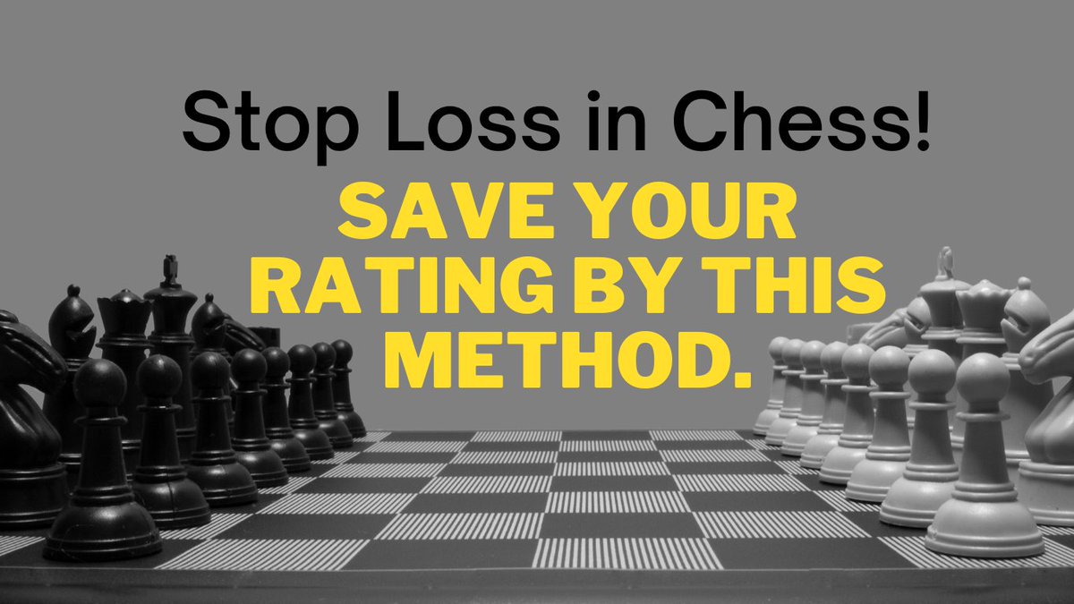 TMMchess64's tweet photo. https://t.co/BEKC8i3yxf
We all play online games on a regular basis. But we keep on playing, just doesn't know when to stop! Well I have got a solution for you.
Make sure you implement this principle in your day to day games.
#Chess #chesspunks #QatarMasters2023 #themindfulmoves https://t.co/A5tmmbO1lw
