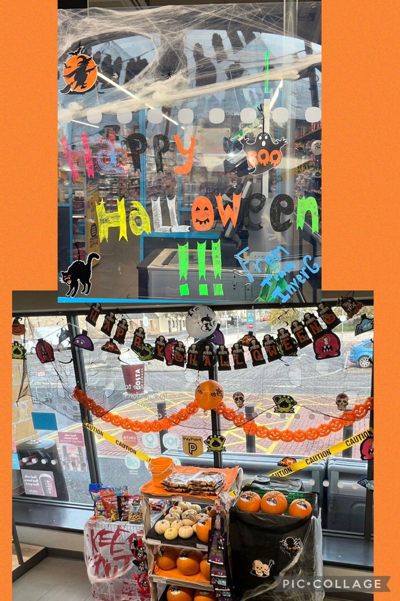 Thank you to  CTM Jodi from our Invergordon store for her spoooktacular display 🎃🧙👻
<a href="/DSimps0104/">Daniel Simpson</a> <a href="/RiddlerJodi/">Jodi</a> <a href="/andybDGM/">Andy Baird</a>