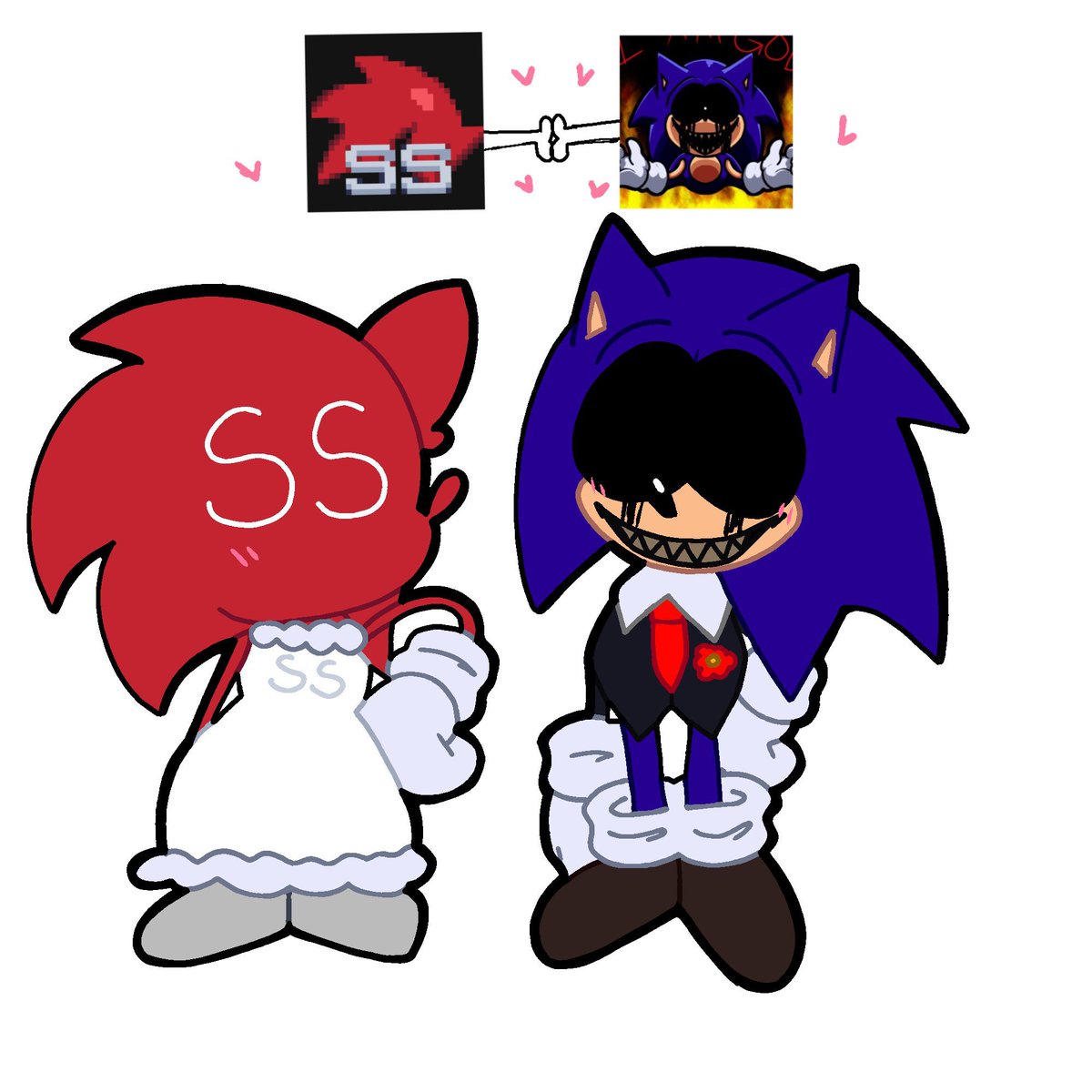 callme_amythest's tweet photo. ok it’s done, now
@ScaryScuffle123 and @RoEXEBG wedding sprite
based off of @KimmiKattt ‘s drawing
what 3 cups of coffee does to someone
#exebg #scaryscuffle #teamexe @teamexe___ https://t.co/gSJTyXRvdf