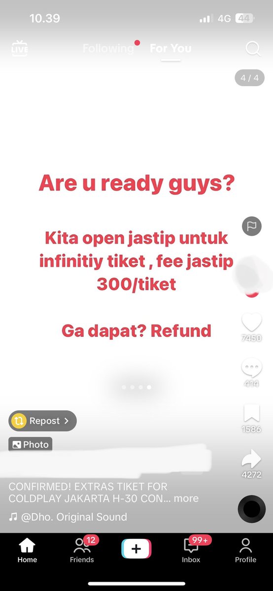 malameze's tweet photo. Coldplay ngadain infinity ticket biar orang yang beneran ngefans bisa dapet akses, malah diakalin dicuanin ama jastip-jastip sialan

gws kata gw https://t.co/tbRvs0xAtE