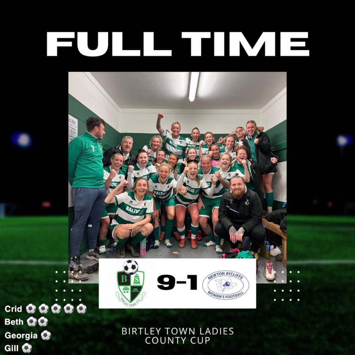 BirtleyLadies's tweet photo. Into the next round we go 🙌🏼🟢⚪️ https://t.co/SLtb9hCArX