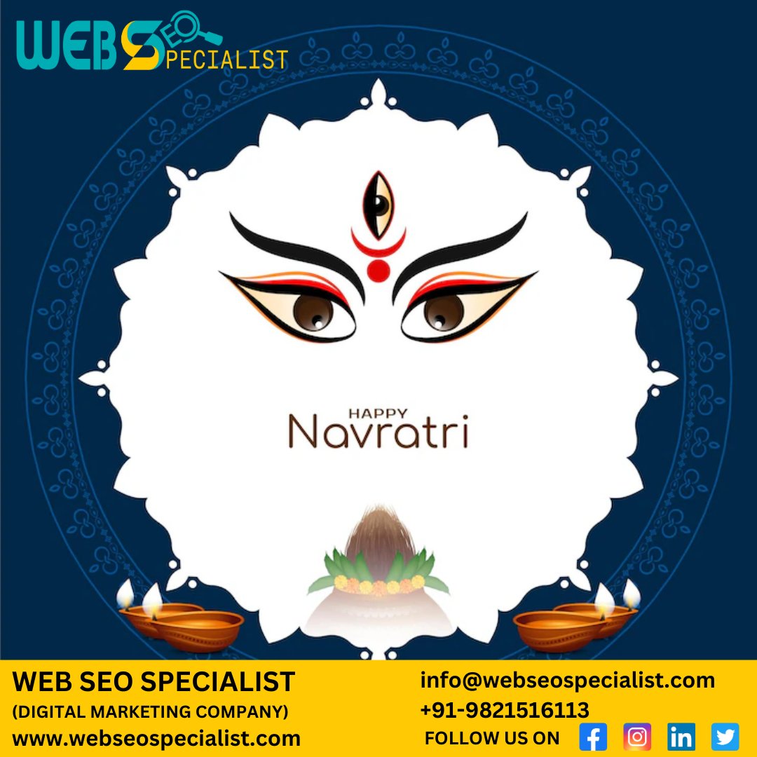 webseospecialis's tweet image. Happy Navratri from the team at Web SEO Specialist!

#WebSEOSpecialist #navratri2023 #HappyNavratri #happynavratri2023 #festivalvibes #celebrationtime #NavratriCelebrations #navratrispecial #NavratriWishes #navratrigarba #navratrifood #navratrifestival 

webseospecialist.com