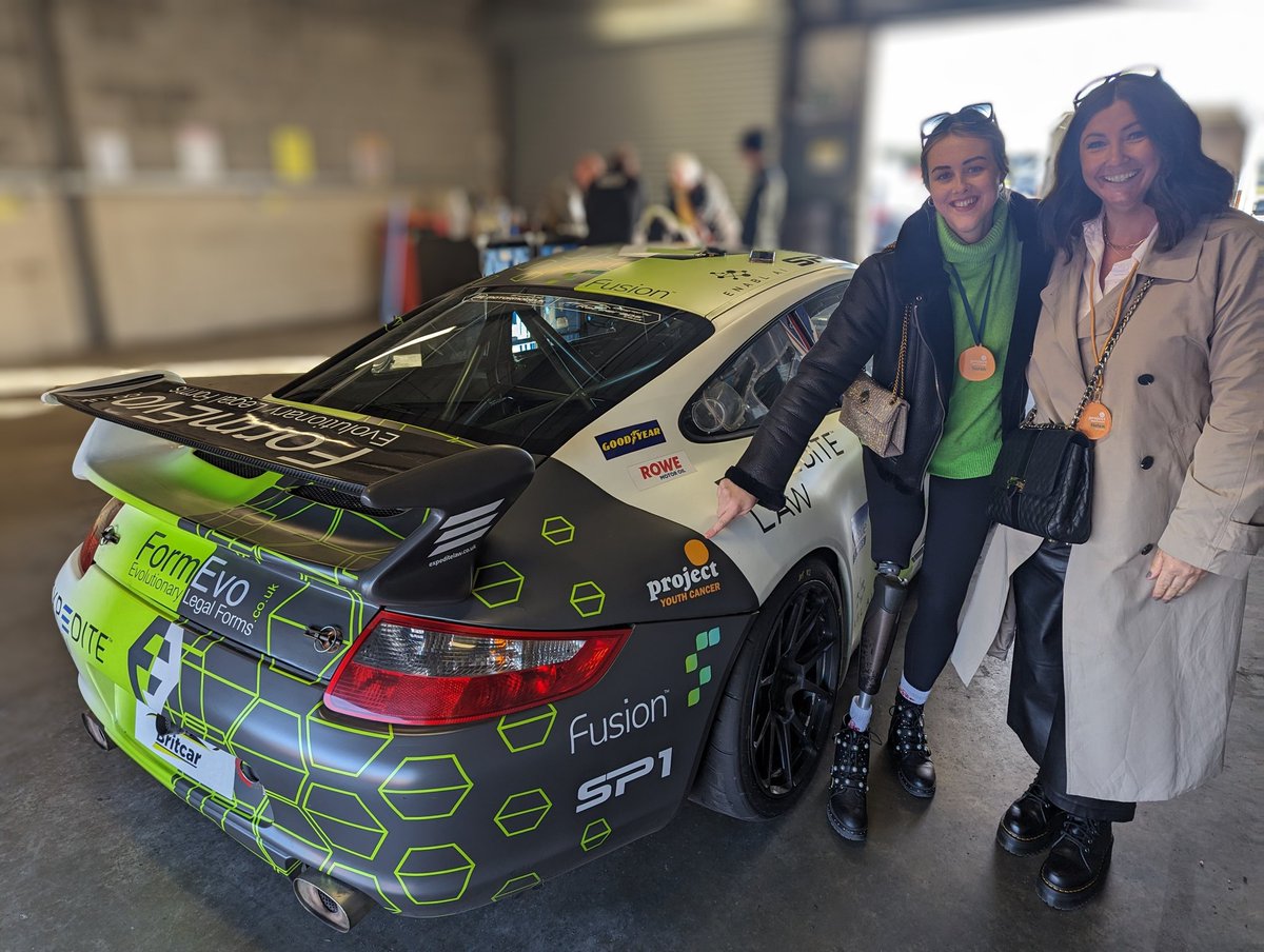 Brilliant day so far at <a href="/DoningtonParkUK/">Donington Park</a>  cheering on Simon Clark as he continues his support of Project Youth Cancer through his Endurance Championship campaign. 

Sponsors <a href="/FormEvo/">FormEvo</a>, <a href="/fusionmanit/">Fusion IT Management</a>, <a href="/ExpediteLaw/">EXPEDITE LAW</a>,  Enabl AI and SP1 IT Solutions.
