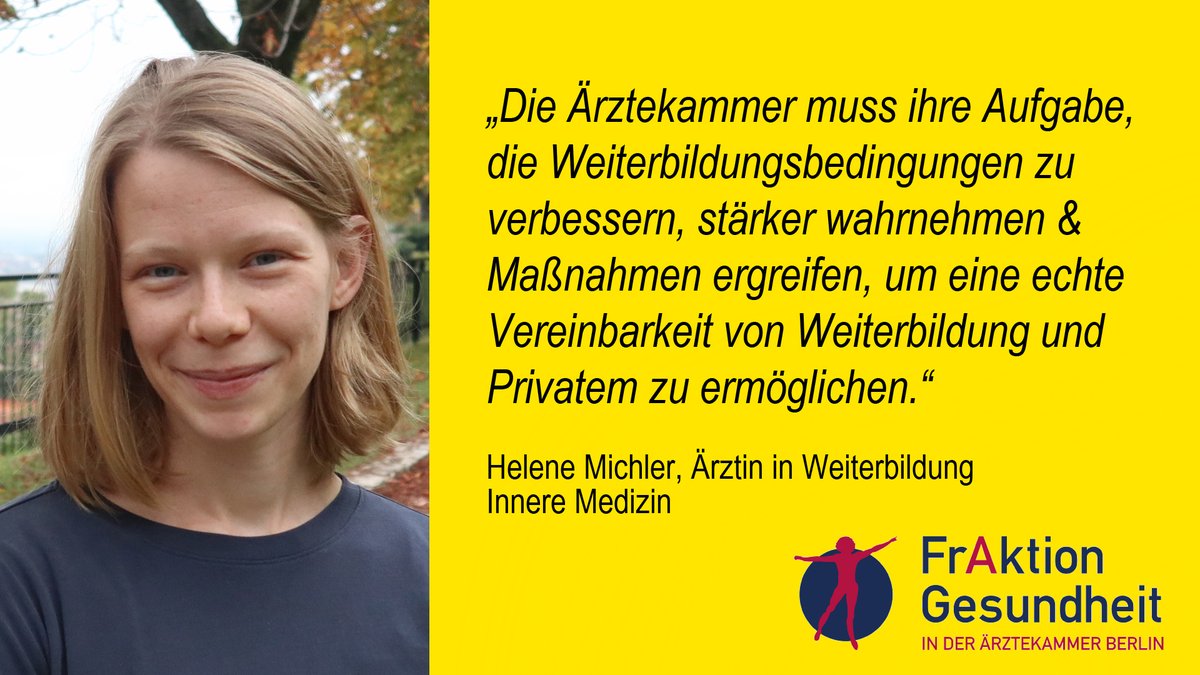 Eine gute #Weiterbildung sicherzustellen, ist DIE zentrale Aufgabe der Kammern.
Wir meinen: #KammerKannMehr
#Vereinbarkeit
#Weiterbildung
<a href="/neeleehee/">Helene Michler</a>