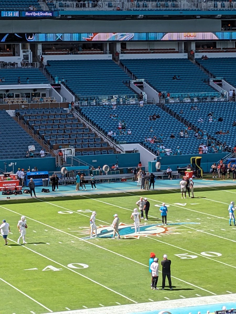 View for the day. #FinsUp