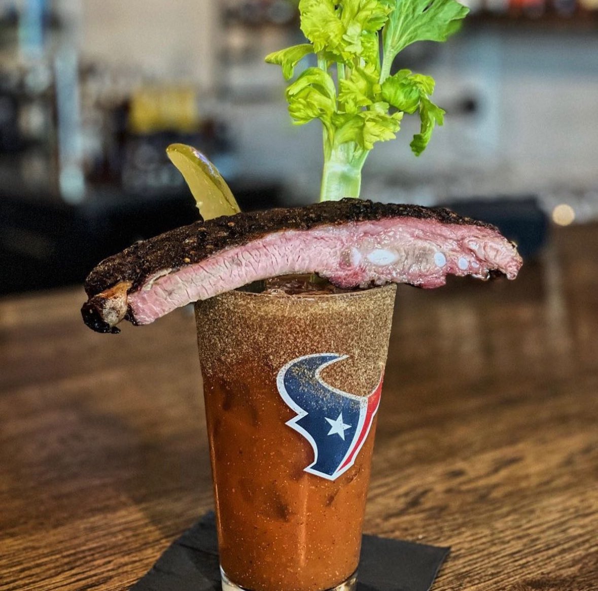 brettsbbqshop's tweet photo. Sunday Funday 
Games with SOUND ON all day.
All day Happy Hour at the bar &amp; cocktail tables ONLY. 
Brisket Lasagna all day. 
Pork Rib Bloody Marys ready to be slung by Joshua at the bar. 
#LFG https://t.co/wUNmvbo8vU