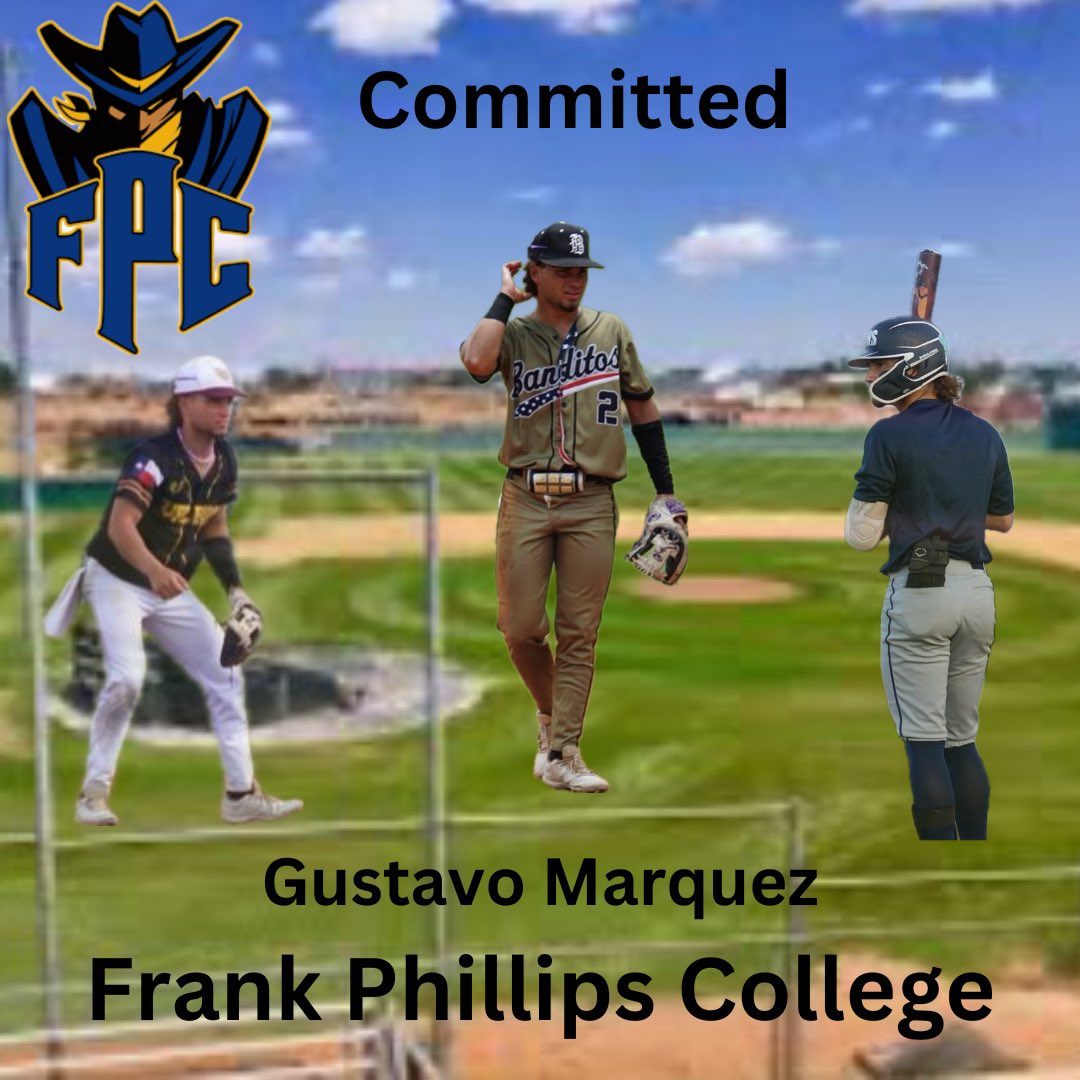 Gustavo Marquez (@gmarquez_21) on Twitter photo I am extremely excited, blessed, and honored to announce that I will be furthering my academic and athletic career at Frank Phillips College. I would like to give a special thanks to the coaching staff at Frank Phillips for giving me this huge opportunity.<a href="/PlainsmenBB/">Frank Phillips College Baseball</a> I am extremely excited, blessed, and honored to announce that I will be furthering my academic and athletic career at Frank Phillips College. I would like to give a special thanks to the coaching staff at Frank Phillips for giving me this huge opportunity.<a href="/PlainsmenBB/">Frank Phillips College Baseball</a>