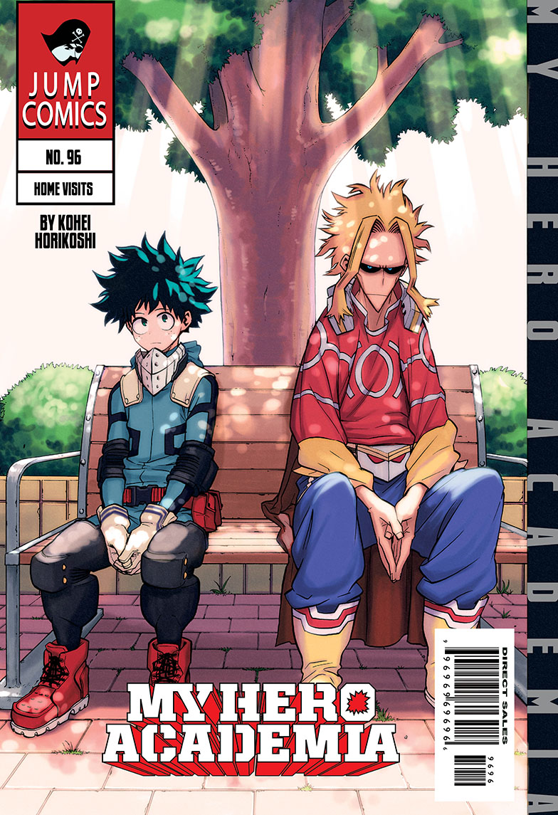 So that color page was about All Might's mind palace path. 