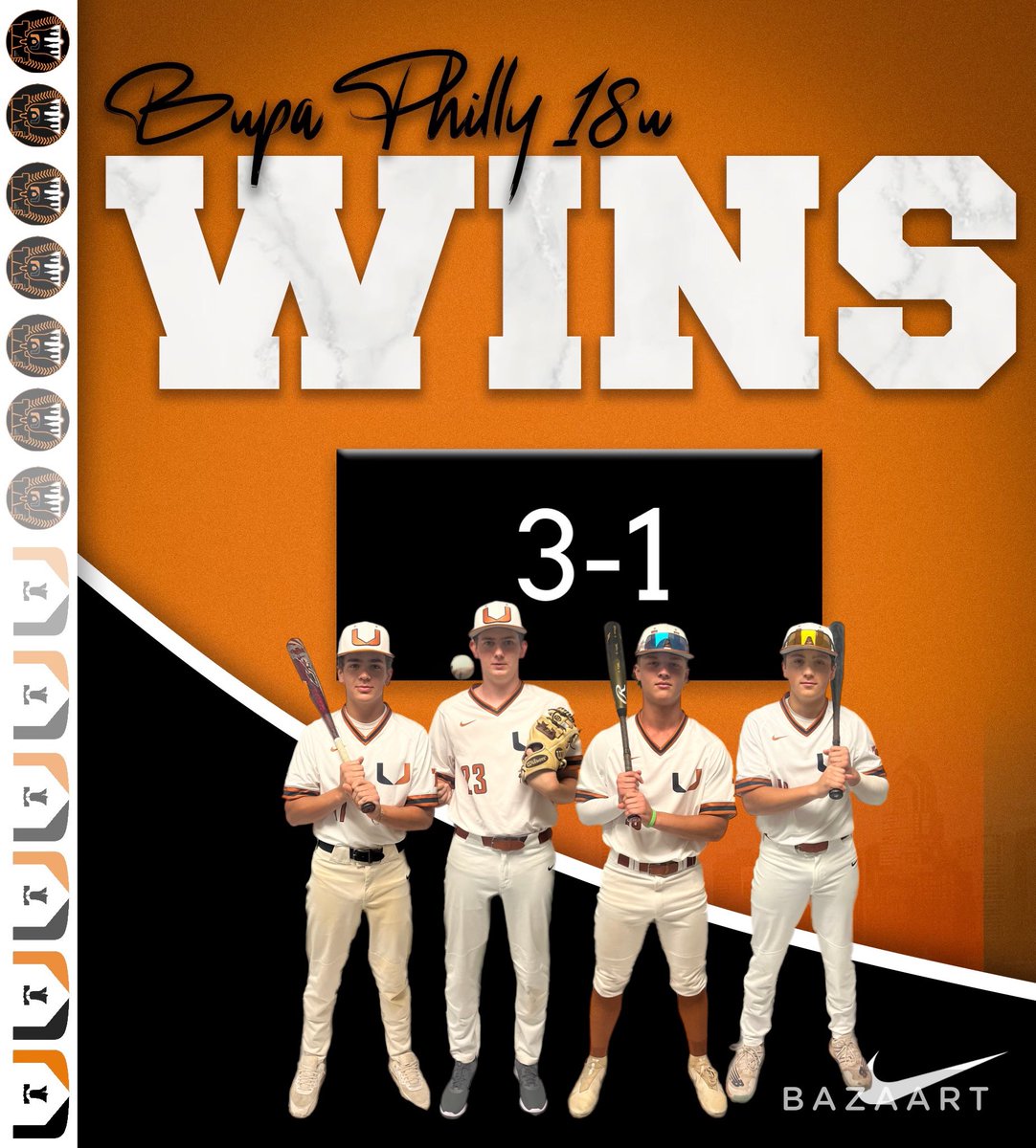 BaseballUPhilly's tweet image. The 18u team rounds out the @MSI_Tournaments Blue Crab Classic with another win, going 3-0 on the weekend. #UFam