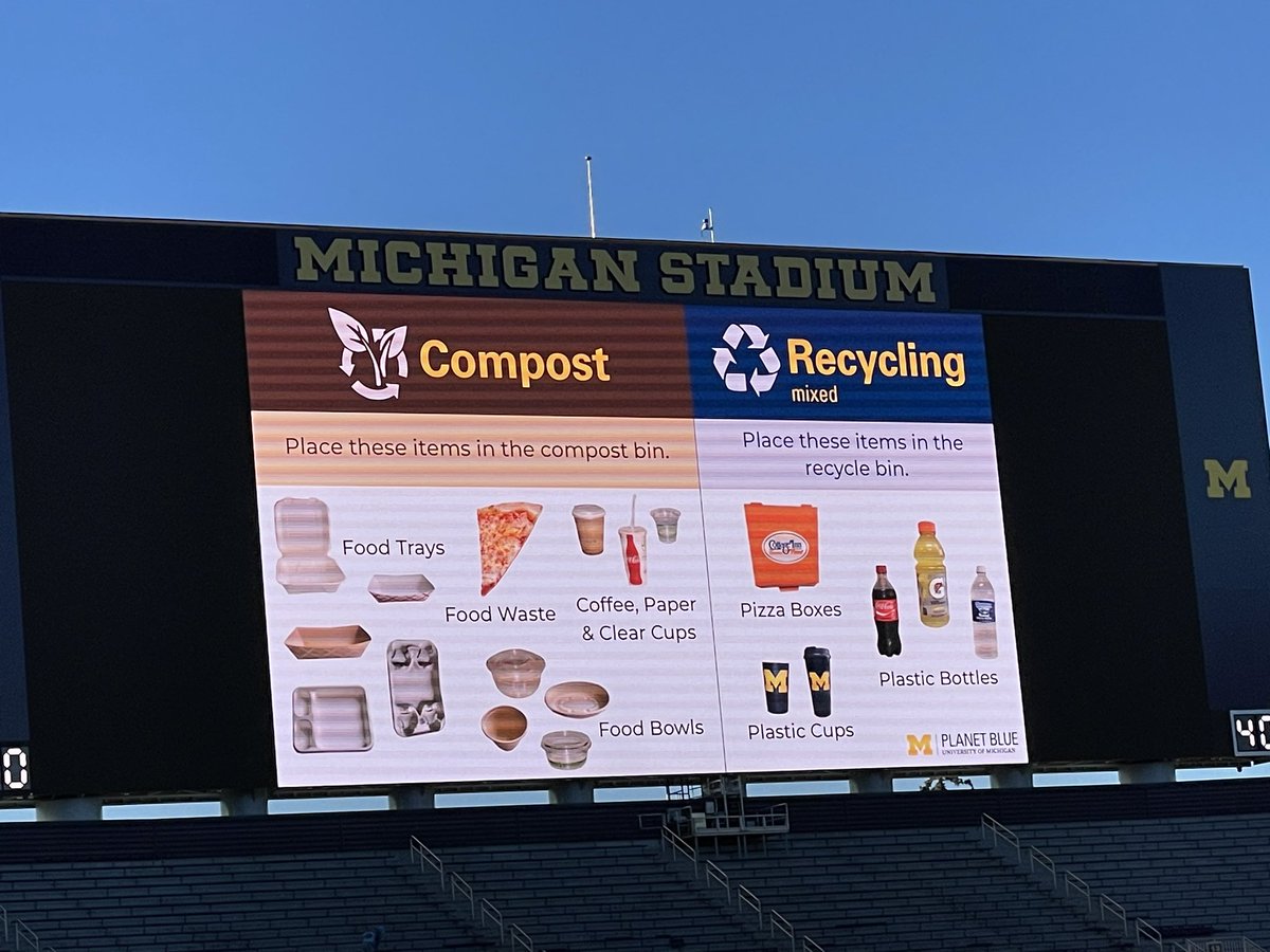 Emma representing Earth Club on the Zero Waste Initiative tour of Michigan Stadium. Bringing some good ideas back to Clinton. <a href="/CHS_LeadsTheWay/">Clinton High School</a> <a href="/ClinHScounselor/">CHS Student Services</a> <a href="/ccs_super/">CCS~Supt.</a>