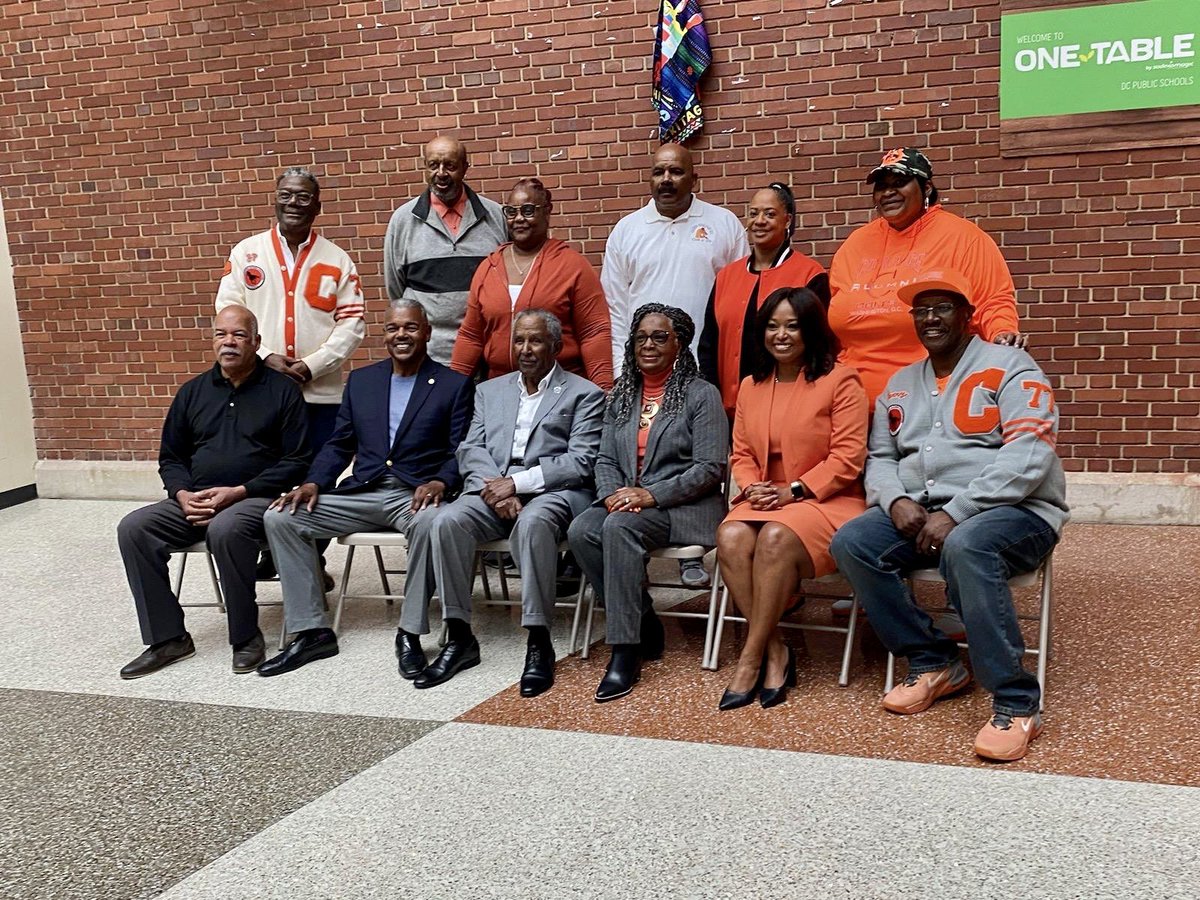 This weekend we gathered at @dccoolidgeshs before Homecoming Game to rename Coolidge field for Coach Samuel P. Taylor and rename Coolidge track for Coach Adrian E Dixon. Coach Taylor and Coach Dixon dedicated decades of their lives to coaching and mentoring generations of Colts.