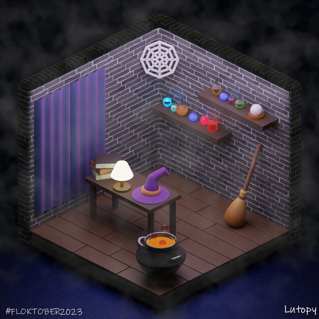 Lutopy_'s tweet photo. #floktober2023 15 • Mignonne petite sorcière https://t.co/54rMHQU9Vb