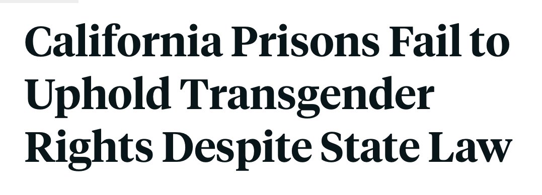 Scott_Wiener's tweet photo. I authored SB 132 to ensure our prisons take into account the dignity &amp; safety of trans people, including in housing.

Yet few trans women have been transferred to women’s prisons &amp; a # of those who have been are targeted by guards &amp; subject to false claims of sexual violence.🧵 https://t.co/wSXjTnKIli